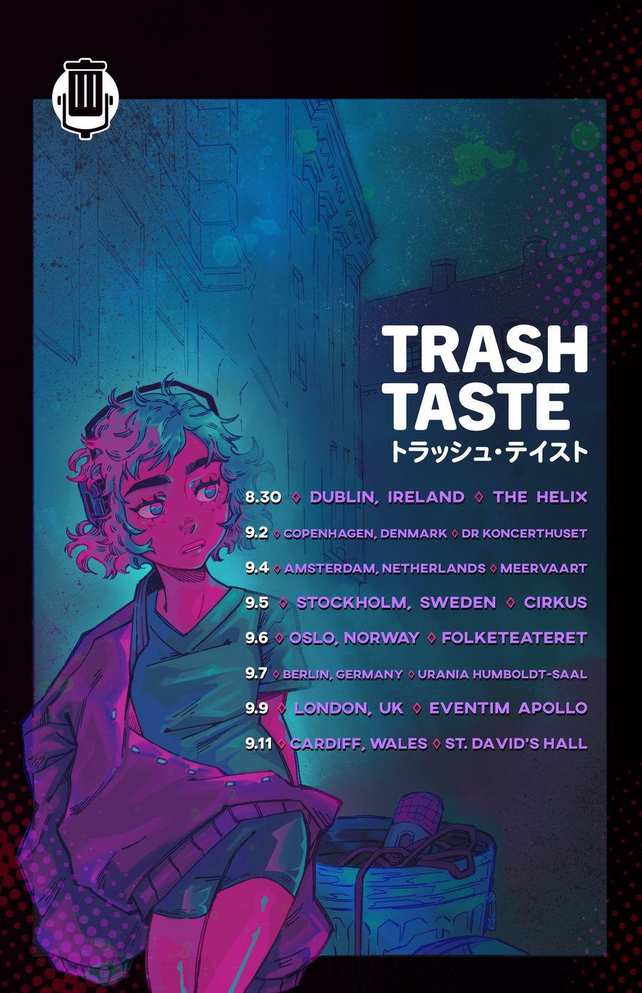 Trash Taste tour poster